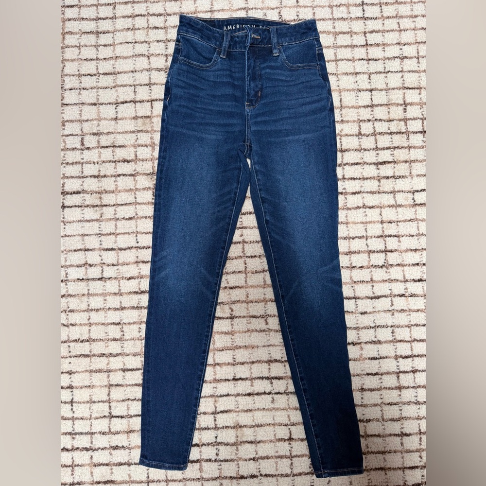American Eagle Outfitters Dark Blue Skinny Jeans